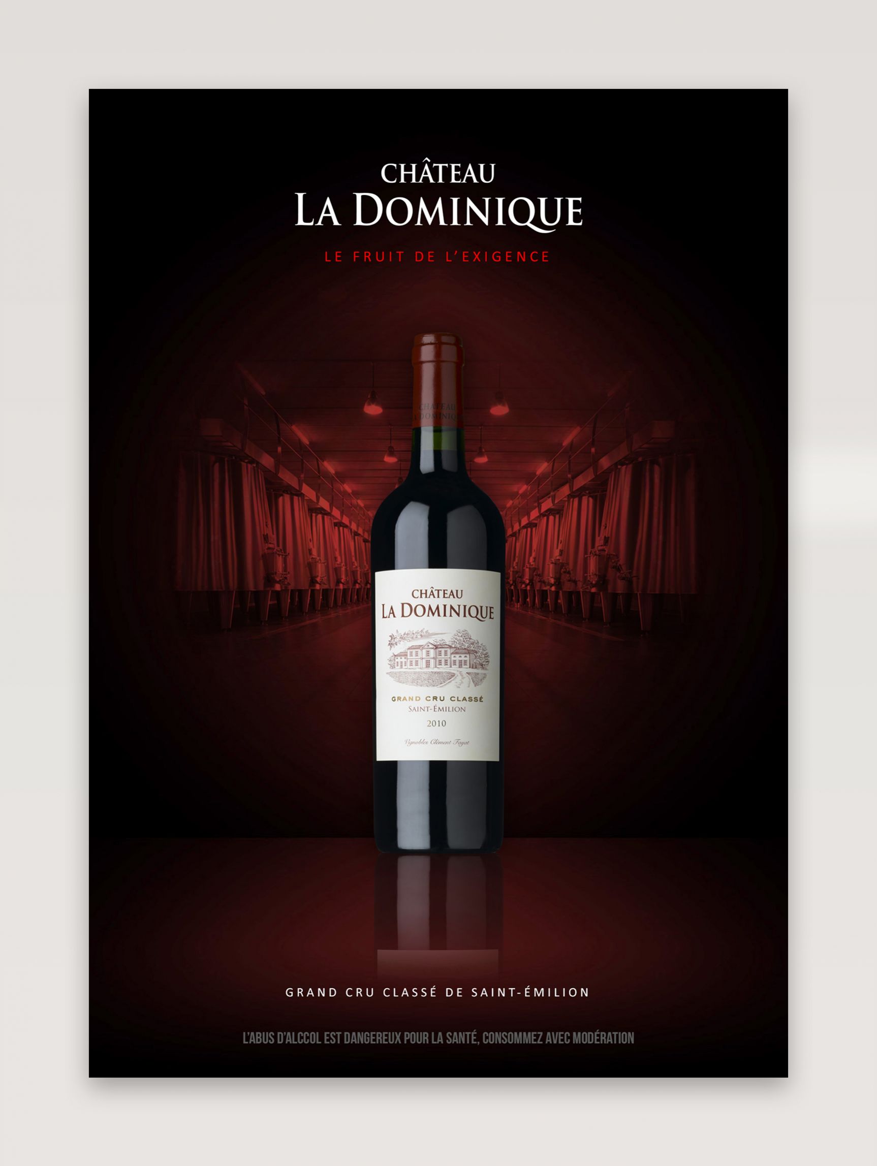 Château La Dominique Affiche