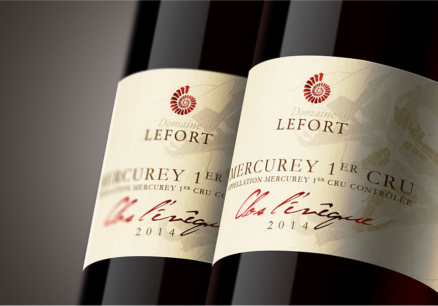 Domaine Lefort Packaging Bouteille VIn