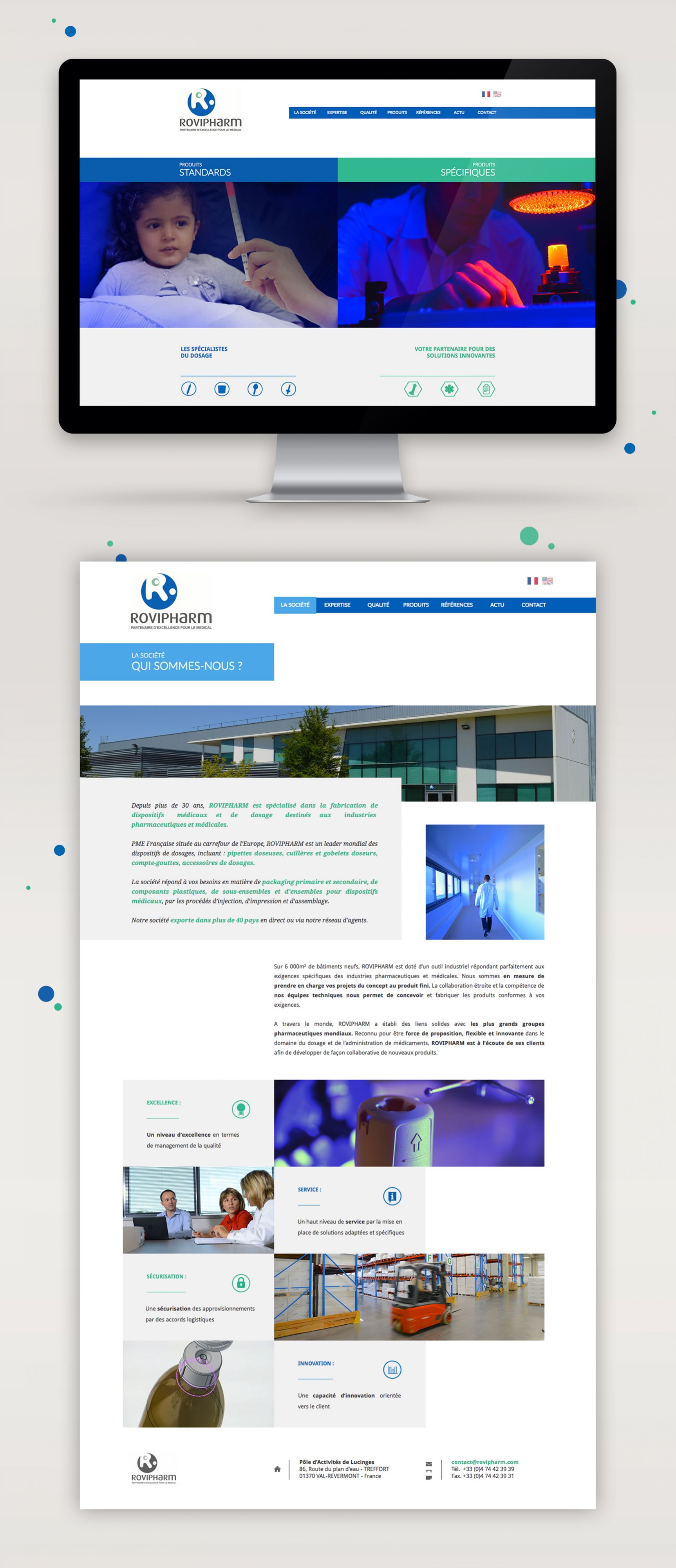 Rovipharm Site internet